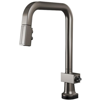 Brizo - Frank Lloyd Wright SmartTouch Pull-Down Kitchen Faucet with Square Spout - Less Handle