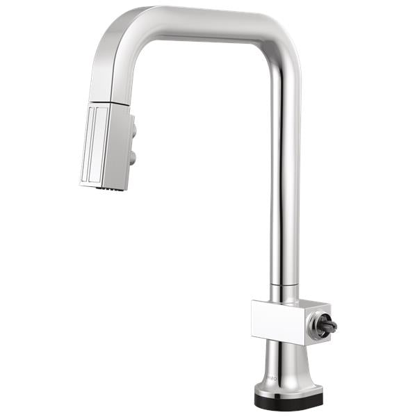 Brizo - Frank Lloyd Wright SmartTouch Pull-Down Kitchen Faucet with Square Spout - Less Handle