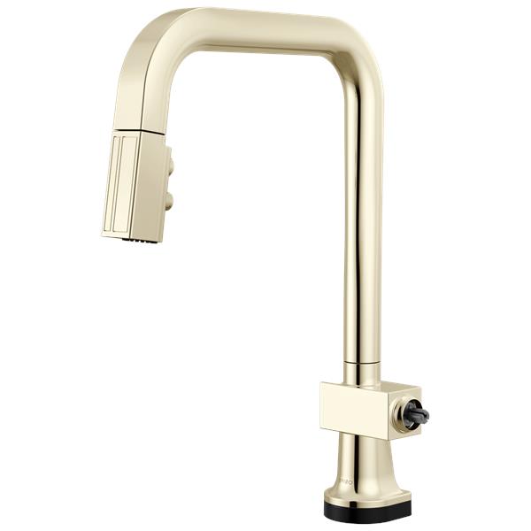 Brizo - Frank Lloyd Wright SmartTouch Pull-Down Kitchen Faucet with Square Spout - Less Handle