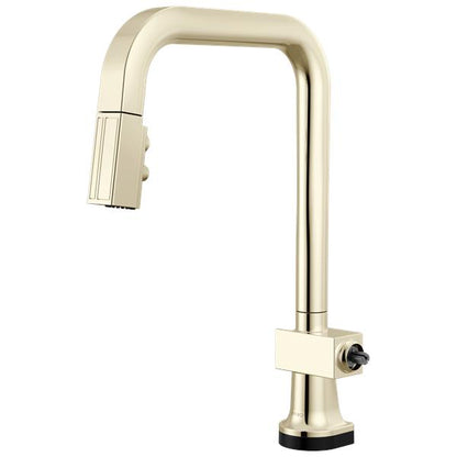 Brizo - Frank Lloyd Wright SmartTouch Pull-Down Kitchen Faucet with Square Spout - Less Handle