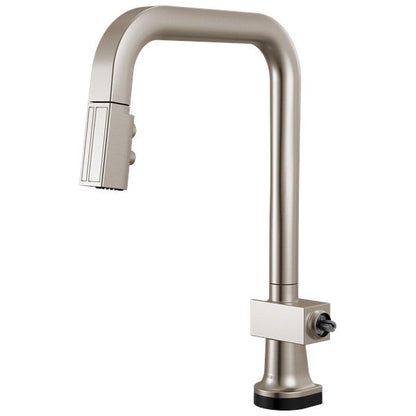 Brizo - Frank Lloyd Wright SmartTouch Pull-Down Kitchen Faucet with Square Spout - Less Handle