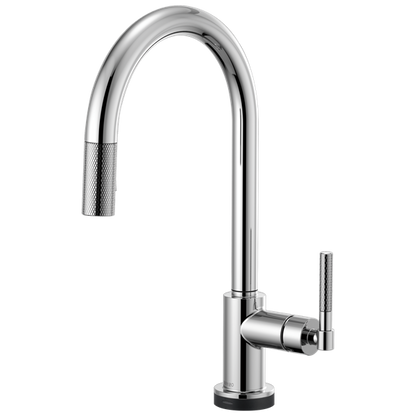 Brizo - Litze SmartTouch Pull-Down Kitchen Faucet with Arc Spout and Knurled Handle