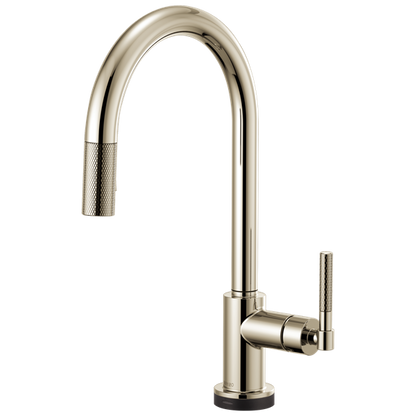 Brizo - Litze SmartTouch Pull-Down Kitchen Faucet with Arc Spout and Knurled Handle