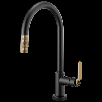 Brizo - Litze SmartTouch Pull-Down Kitchen Faucet with Arc Spout and Industrial Handle