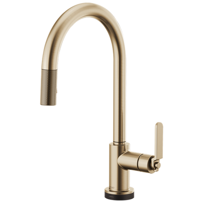 Brizo - Litze SmartTouch Pull-Down Kitchen Faucet with Arc Spout and Industrial Handle