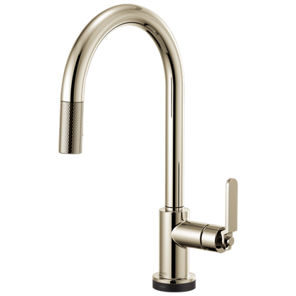 Brizo - Litze SmartTouch Pull-Down Kitchen Faucet with Arc Spout and Industrial Handle