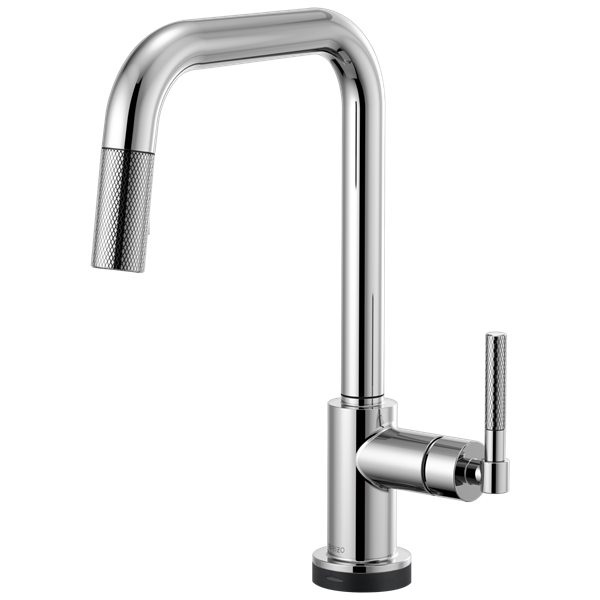 Brizo - Litze SmartTouch Pull-Down Kitchen Faucet with Square Spout and Knurled Handle