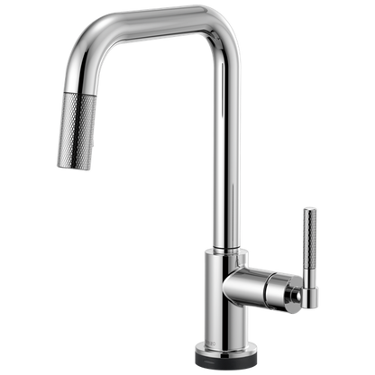 Brizo - Litze SmartTouch Pull-Down Kitchen Faucet with Square Spout and Knurled Handle