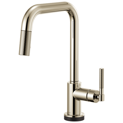 Brizo - Litze SmartTouch Pull-Down Kitchen Faucet with Square Spout and Knurled Handle