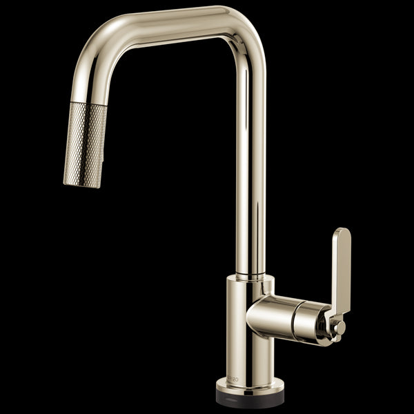 Brizo - Litze SmartTouch Pull-Down Kitchen Faucet with Square Spout and Industrial Handle