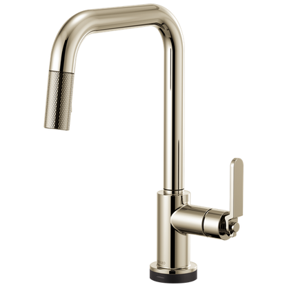 Brizo - Litze SmartTouch Pull-Down Kitchen Faucet with Square Spout and Industrial Handle
