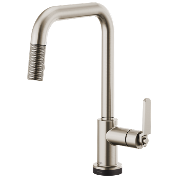 Brizo - Litze SmartTouch Pull-Down Kitchen Faucet with Square Spout and Industrial Handle