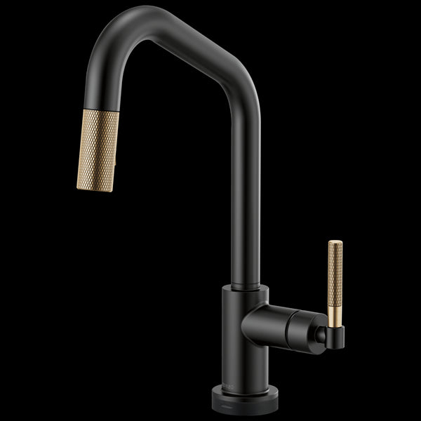 Brizo - Litze SmartTouch Pull-Down Kitchen Faucet with Angled Spout and Knurled Handle