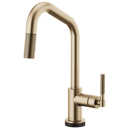 Brizo - Litze SmartTouch Pull-Down Kitchen Faucet with Angled Spout and Knurled Handle