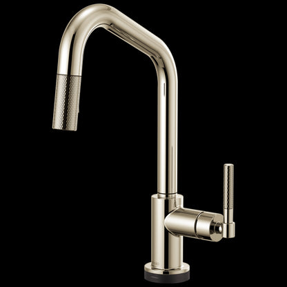 Brizo - Litze SmartTouch Pull-Down Kitchen Faucet with Angled Spout and Knurled Handle