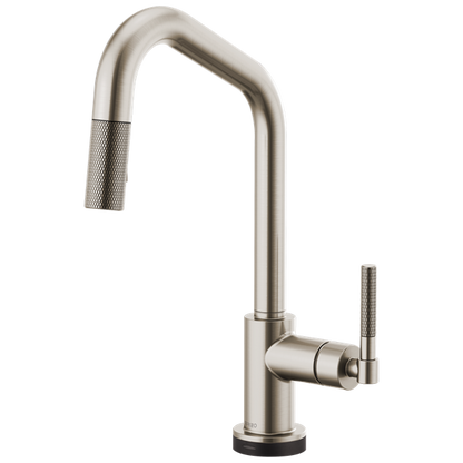 Brizo - Litze SmartTouch Pull-Down Kitchen Faucet with Angled Spout and Knurled Handle