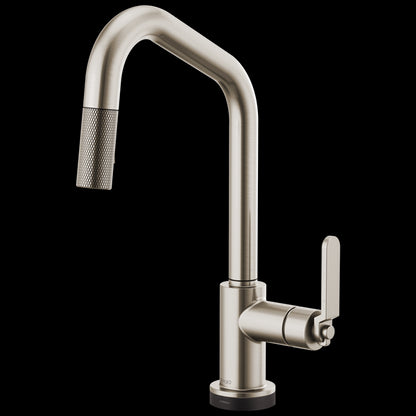 Brizo - Litze SmartTouch Pull-Down Kitchen Faucet with Angled Spout and Industrial Handle