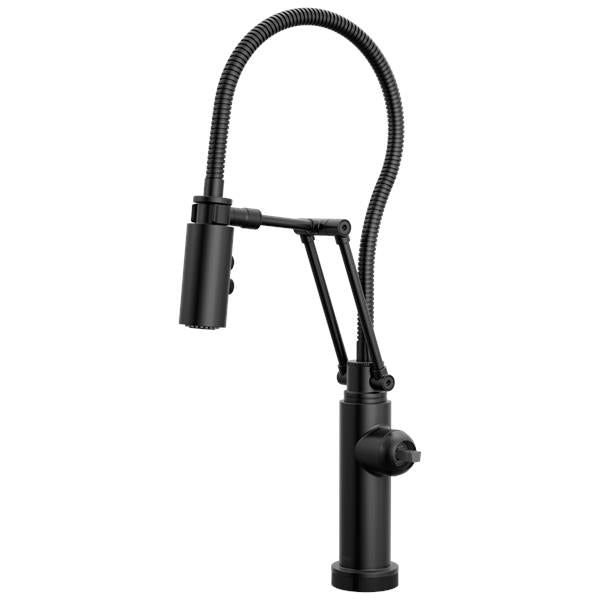 Brizo - Odin SmartTouch Articulating Kitchen Faucet with Finished Hose - Less Handle