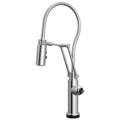 Brizo - Odin SmartTouch Articulating Kitchen Faucet with Finished Hose - Less Handle