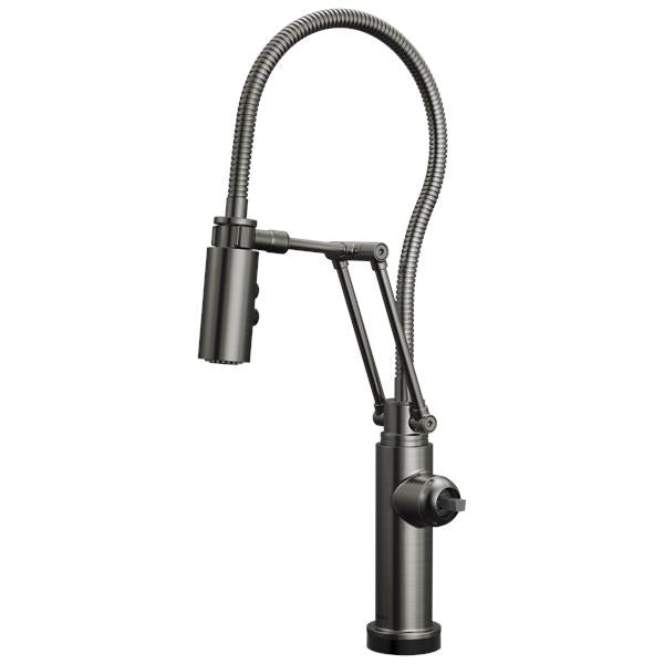 Brizo - Odin SmartTouch Articulating Kitchen Faucet with Finished Hose - Less Handle