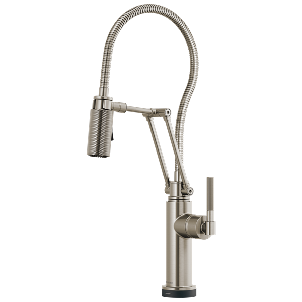 Brizo - Litze SmartTouch Articulating Kitchen Faucet With Finished Hose
