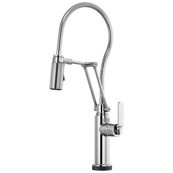 Brizo - Litze SmartTouch Articulating Kitchen Faucet With Finished Hose