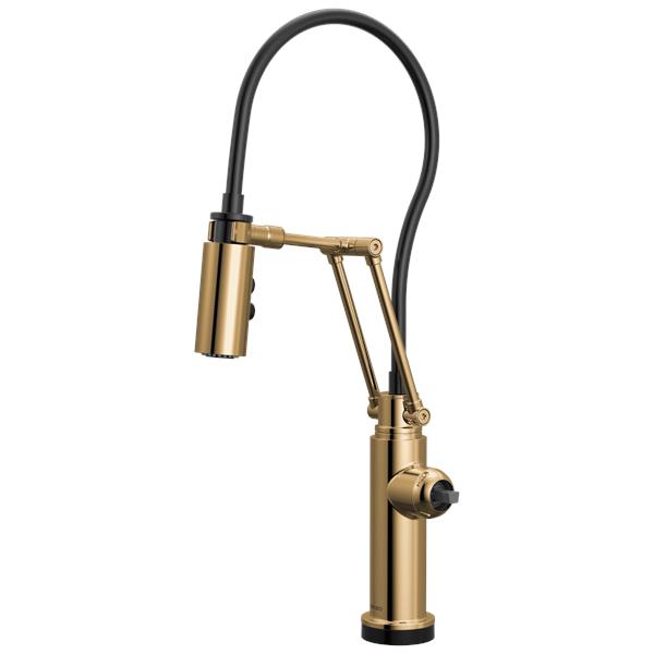 Brizo - Odin SmartTouch Articulating Kitchen Faucet - Less Handle