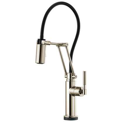 Brizo - Litze SmartTouch Articulating Kitchen Faucet with Knurled Handle