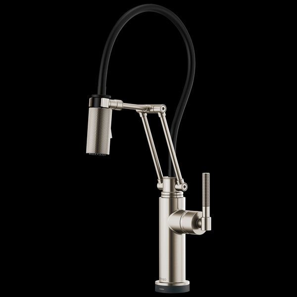 Brizo - Litze SmartTouch Articulating Kitchen Faucet with Knurled Handle