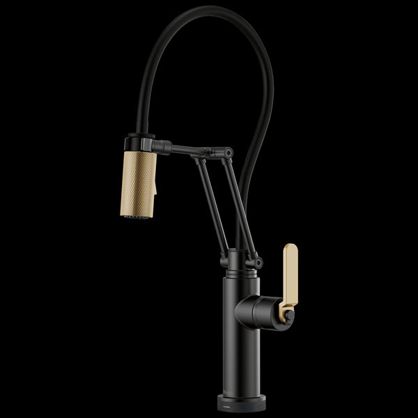 Brizo - Litze SmartTouch Articulating Kitchen Faucet with Industrial Handle