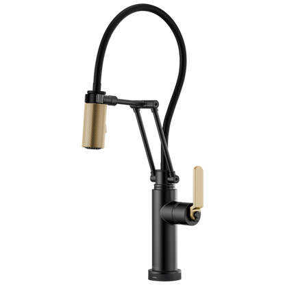 Brizo - Litze SmartTouch Articulating Kitchen Faucet with Industrial Handle