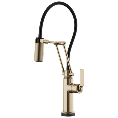 Brizo - Litze SmartTouch Articulating Kitchen Faucet with Industrial Handle