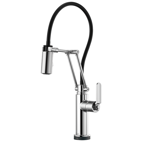 Brizo - Litze SmartTouch Articulating Kitchen Faucet with Industrial Handle