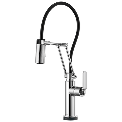 Brizo - Litze SmartTouch Articulating Kitchen Faucet with Industrial Handle