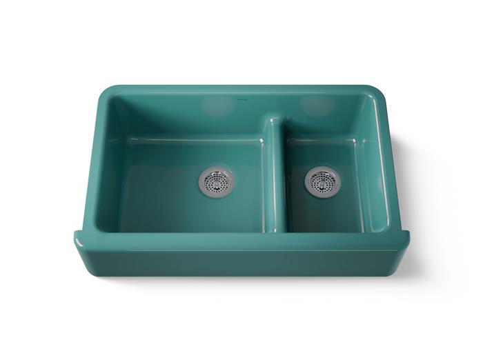 Kohler - Whitehaven Smart Divide 35-3/4 Inch Undermount Double-Bowl Farmhouse Kitchen Sink