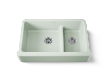 Kohler - Whitehaven Smart Divide 35-3/4 Inch Undermount Double-Bowl Farmhouse Kitchen Sink
