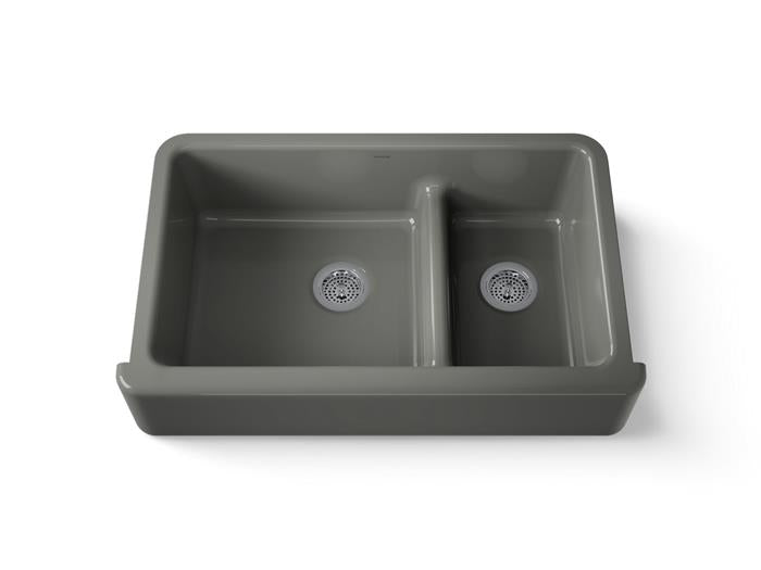 Kohler - Whitehaven Smart Divide 35-3/4 Inch Undermount Double-Bowl Farmhouse Kitchen Sink