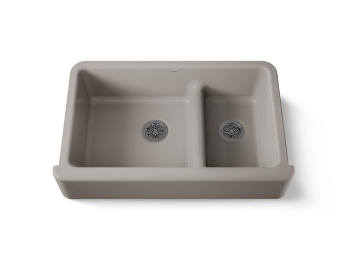Kohler - Whitehaven Smart Divide 35-3/4 Inch Undermount Double-Bowl Farmhouse Kitchen Sink