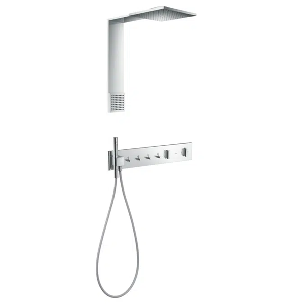 Hansgrohe - Axor ShowerComposition 2-Jet Showerhead 250/250 and Shoulder Shower, 1.75 GPM