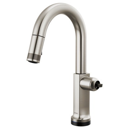 Brizo - Kintsu SmartTouch Pull-Down Prep Faucet with Arc Spout - Less Handle