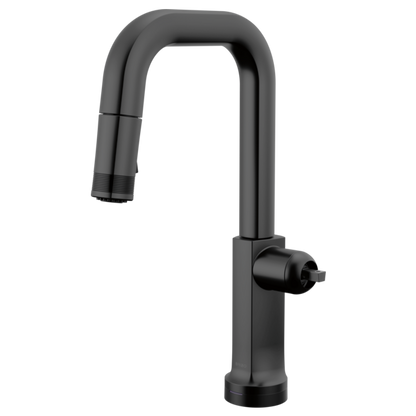 Brizo - Kintsu SmartTouch Pull-Down Prep Faucet with Square Spout - Less Handle
