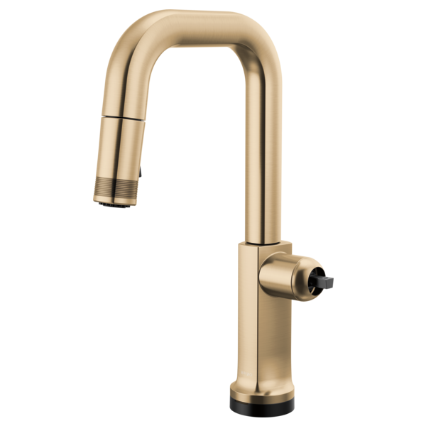 Brizo - Kintsu SmartTouch Pull-Down Prep Faucet with Square Spout - Less Handle