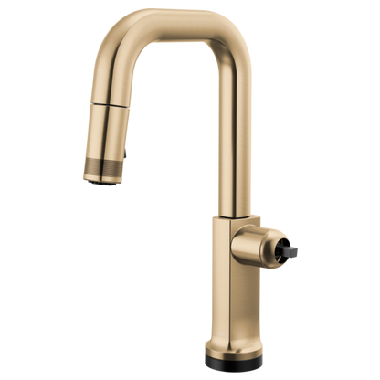 Brizo - Kintsu SmartTouch Pull-Down Prep Faucet with Square Spout - Less Handle