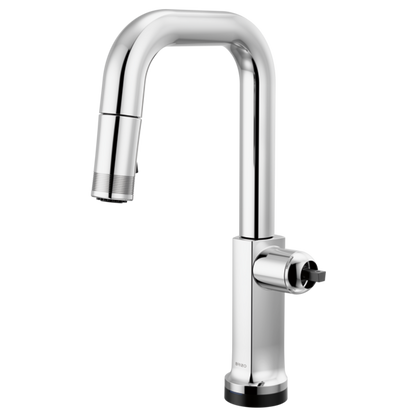 Brizo - Kintsu SmartTouch Pull-Down Prep Faucet with Square Spout - Less Handle