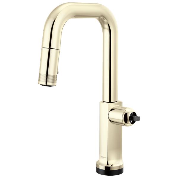 Brizo - Kintsu SmartTouch Pull-Down Prep Faucet with Square Spout - Less Handle