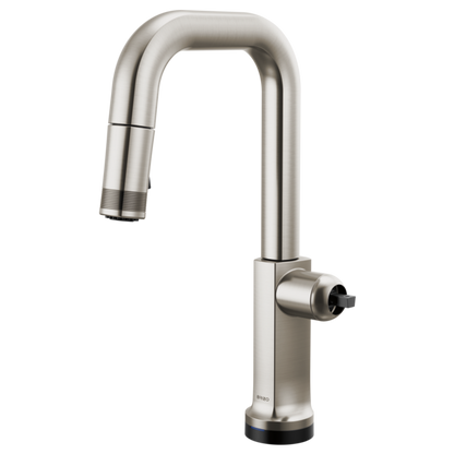 Brizo - Kintsu SmartTouch Pull-Down Prep Faucet with Square Spout - Less Handle