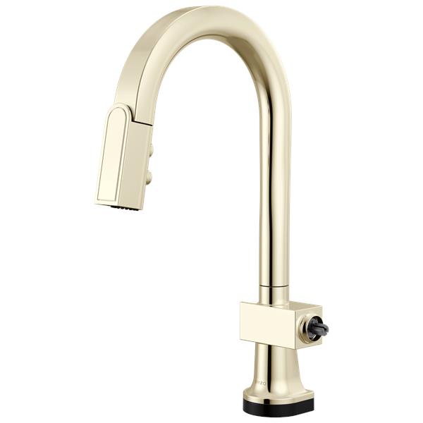 Brizo - Frank Lloyd Wright SmartTouch Pull-Down Prep Faucet with Arc Spout - Less Handle