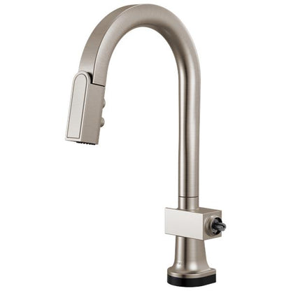 Brizo - Frank Lloyd Wright SmartTouch Pull-Down Prep Faucet with Arc Spout - Less Handle