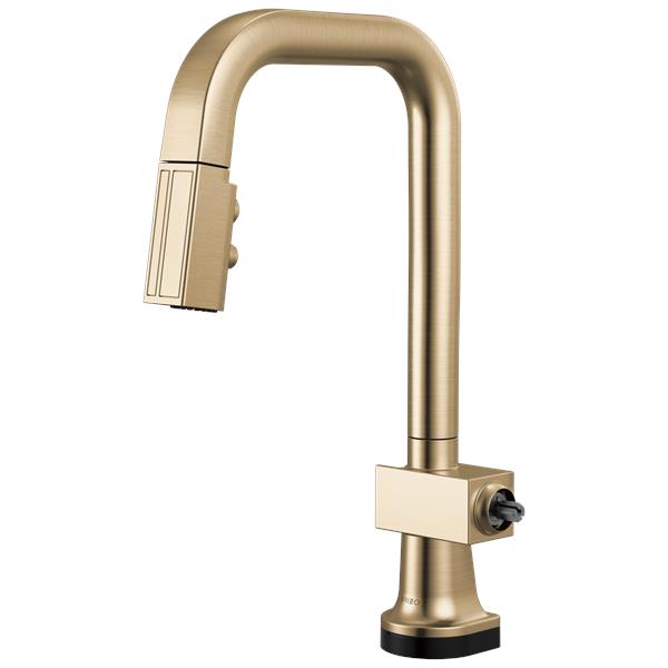 Brizo - Frank Lloyd Wright SmartTouch Pull-Down Prep Faucet with Square Spout - Less Handle