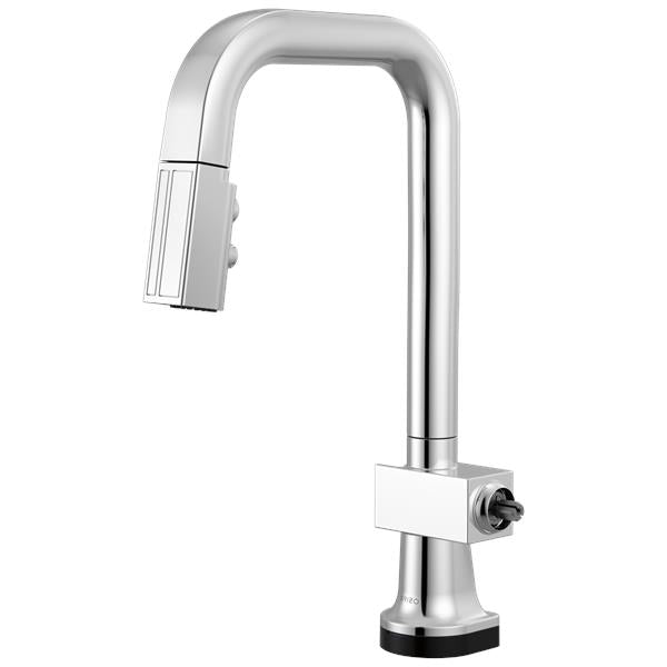 Brizo - Frank Lloyd Wright SmartTouch Pull-Down Prep Faucet with Square Spout - Less Handle